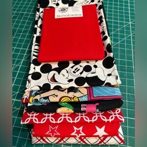 Disney and Comic Themed Fabric Bundle